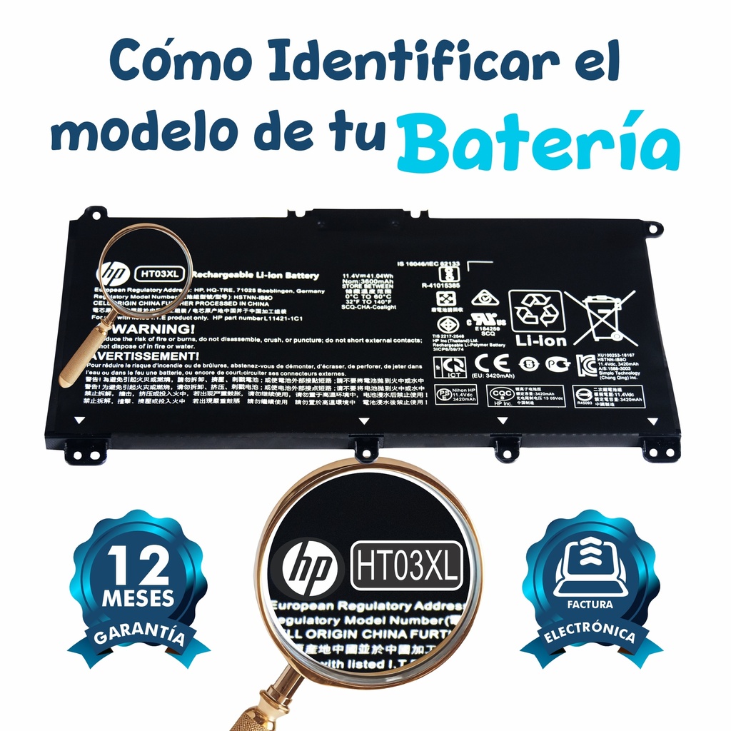 BATERIA HP HT03XL HT03 TF03 TF03XL 240 G7 14-CK 14-CE0014TU ORIGINAL