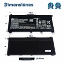 BATERIA HP HT03XL HT03 TF03 TF03XL 240 G7 14-CK 14-CE0014TU ORIGINAL