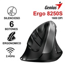 Mouse Genius Ergo Silver  8250 Inalambrico