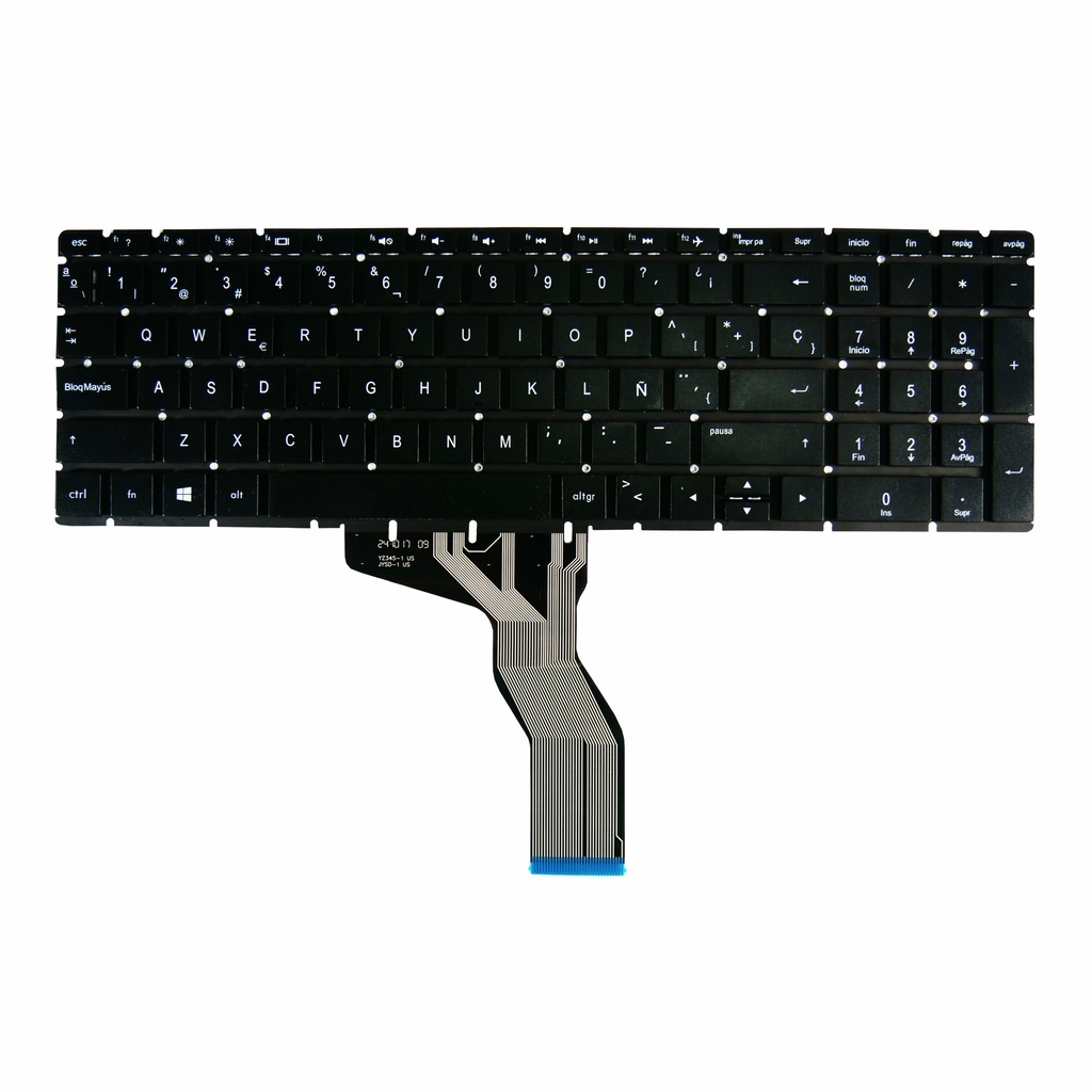 Teclado Portátil HP 15-BS 15-CW 15-BK 15-DA 15-BW 15-DY 15-CD 15-DB 15-BR 15-CB 15-BP 17-BS 17-AK 17-CA 15-CX NEGRO