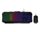 COMBO TECLADO Y MOUSE MSI FORGE GK100 - USB - RGB
