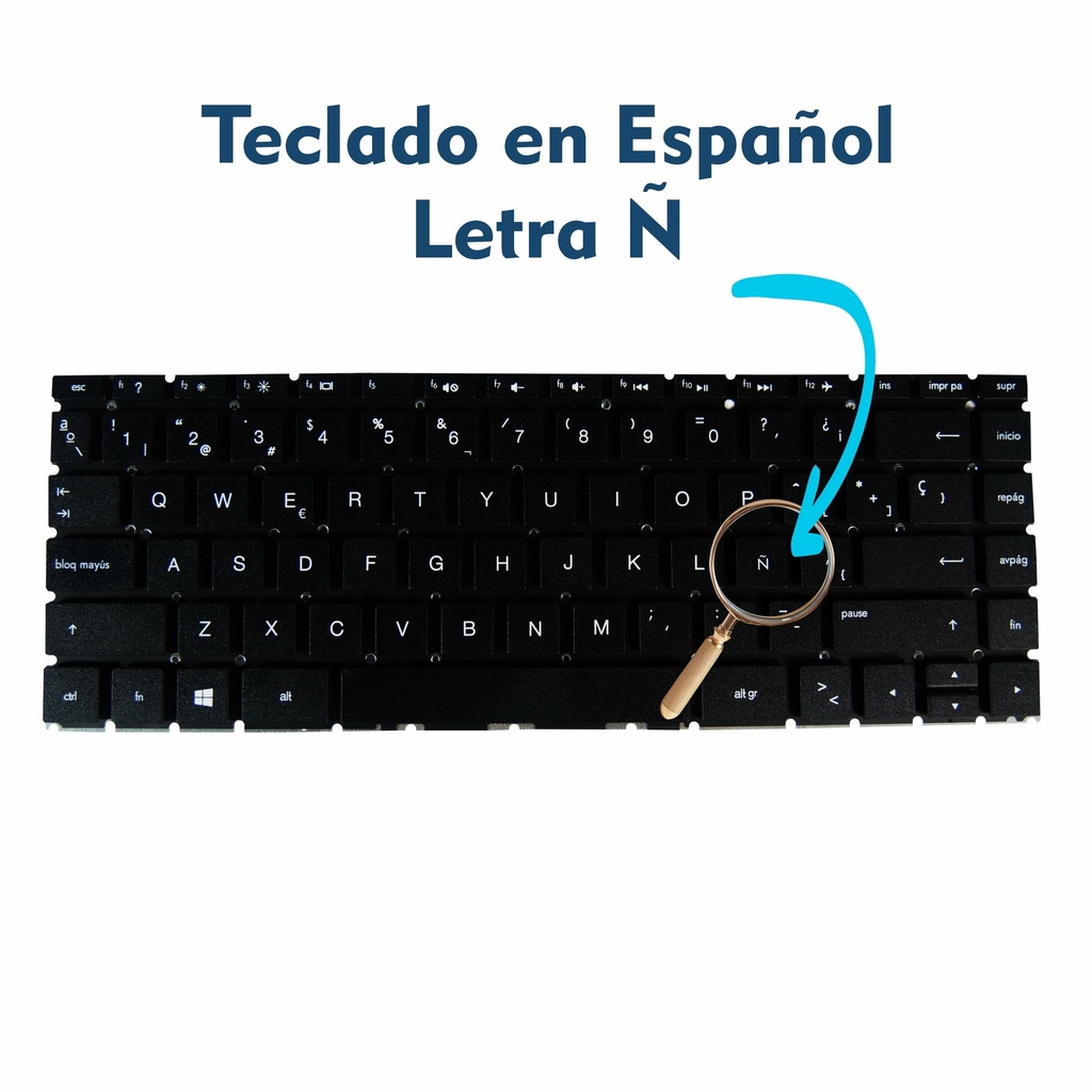 Teclado Hp 14-BS 14-BP 14-BW 14-BA 14-CF 245 G6 240 G6 NEGRO
