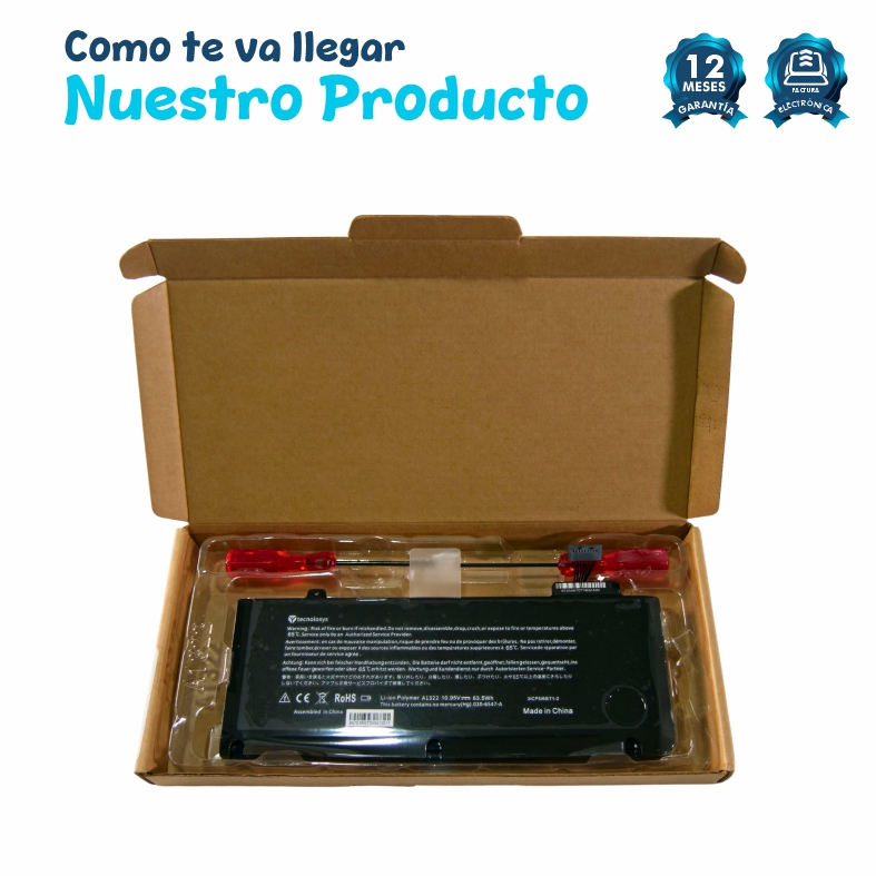 Bateria A1322 Para Apple Macbook Pro 13 A1278