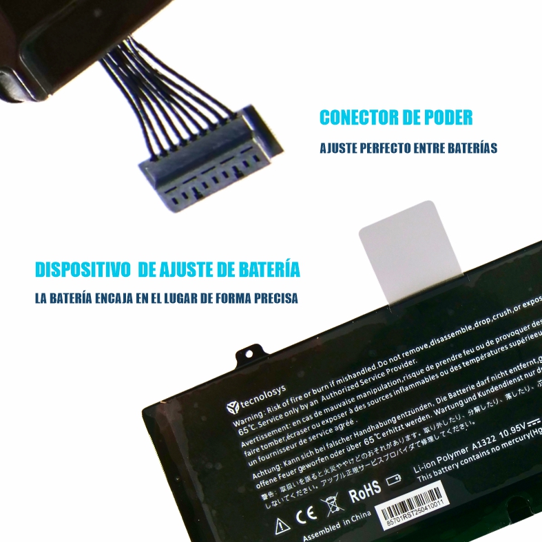 Bateria A1322 Para Apple Macbook Pro 13 A1278