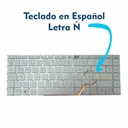 TECLADO ASUS X413 X421 E410 S433 VIVOBOOK S14 PLATEADO