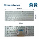 TECLADO ASUS X413 X421 E410 S433 VIVOBOOK S14 PLATEADO