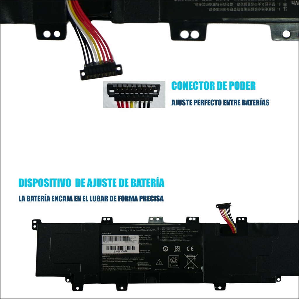 BATERIA ASUS S400c S400ca S400e S300 X402 X402C C31-X402