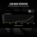 FUENTE CORSAIR RM850, 850 vatios, certificado 80 Plus Gold Serie RM (2021), blanco,, modular  (OPEN BOX)