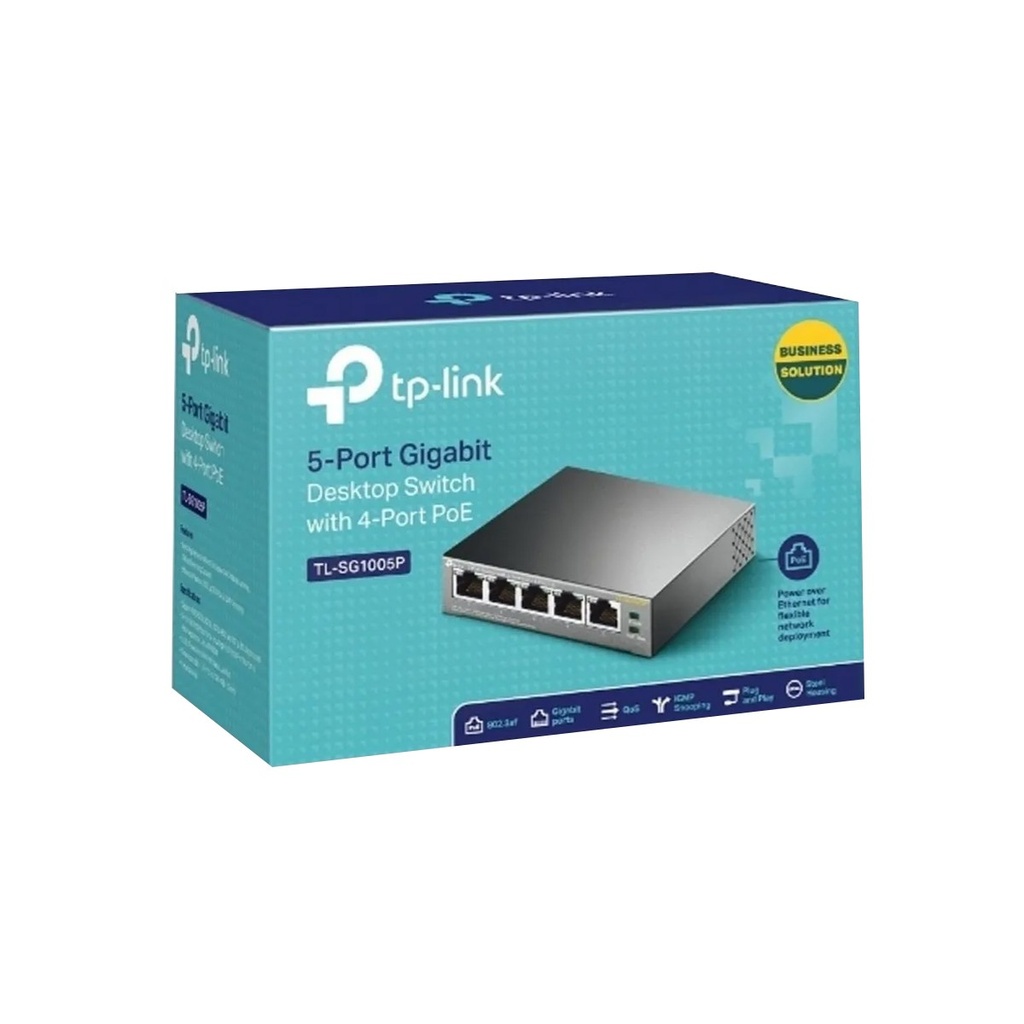 SWITCH 5 PUERTOS GIGABIT TP-LINK TL-SG1005P POE