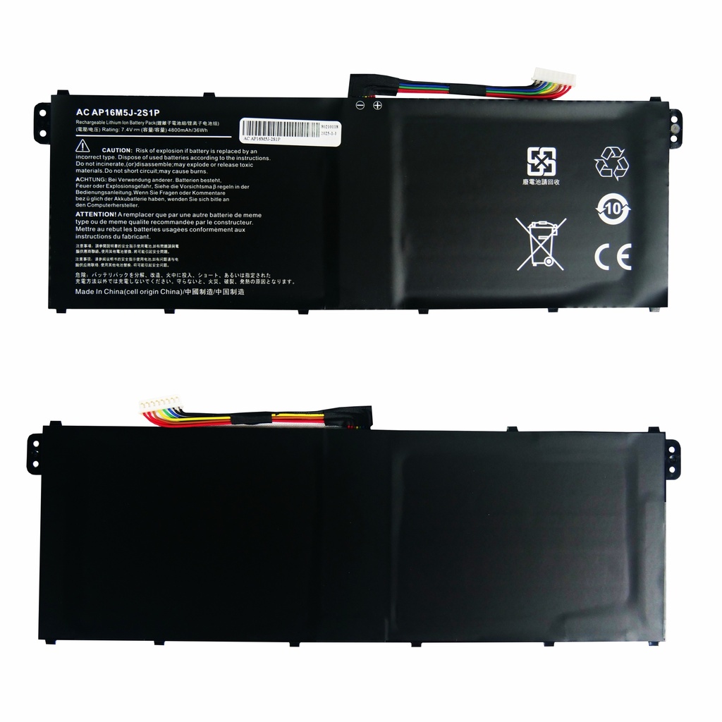 Bateria Acer Aspire 3 A315-21 A315-51 A315-31-C514 N17Q2 7.4v 7.7v 7.6v AP16M5J