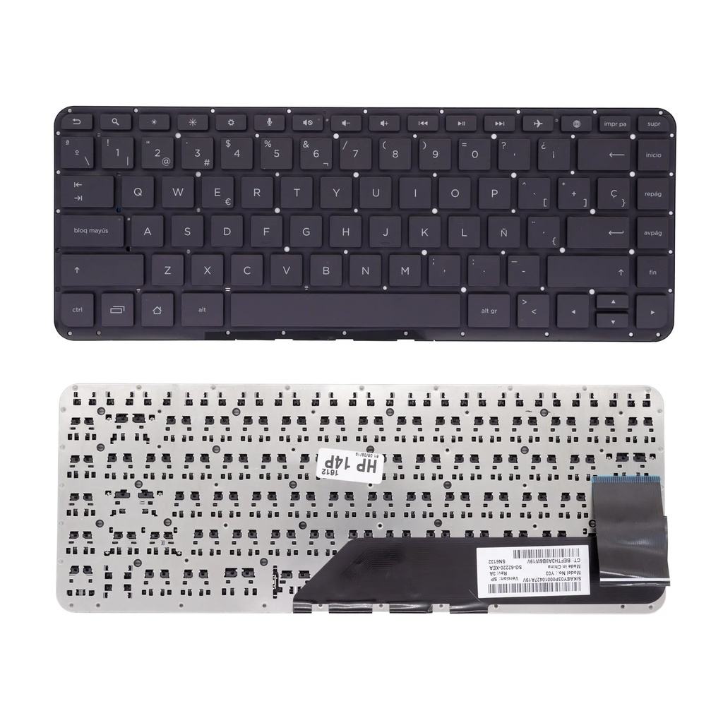 Teclado Hp 14-P 13-C 14-Z028LA  14-P 13-C 14Z-V 14-P 14-A 14-V NEGRO