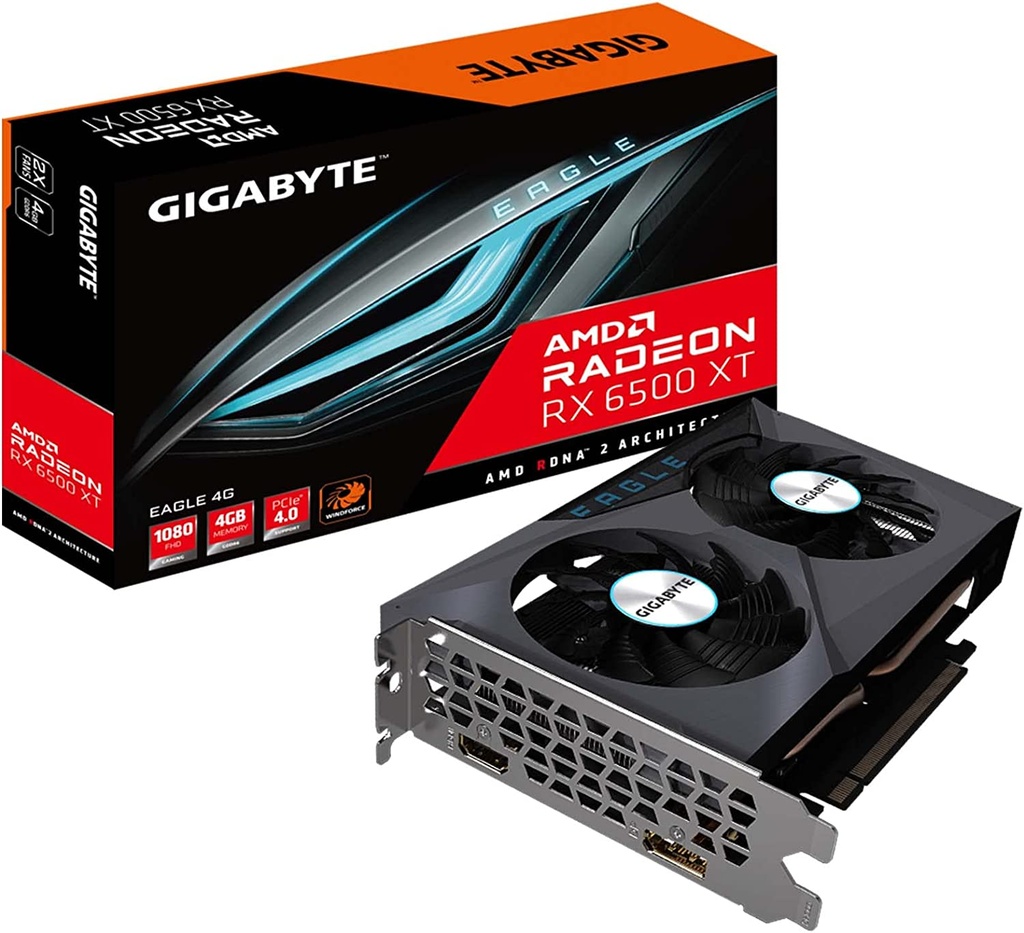 TARJETA VIDEO AMD RADEON RX 6500XT 4GB GDDR6 PCIe 4.0