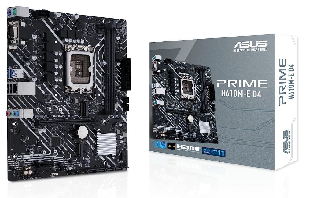BOARD ASUS PRIME H610M-E D4 CSM PCIe 4.0 DDR4 SOCKET 1700 12GN/13GN