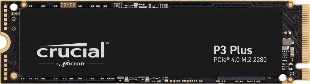 SSD Crucial P3 Plus 2TB PCIe Gen4 3D NAND NVMe M.2 SSD, hasta 5000MB/s - CT2000P3PSSD8
