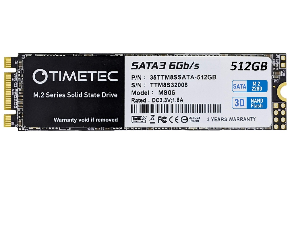SSD M.2 SATA 512GB TIMETEC SATA 3
