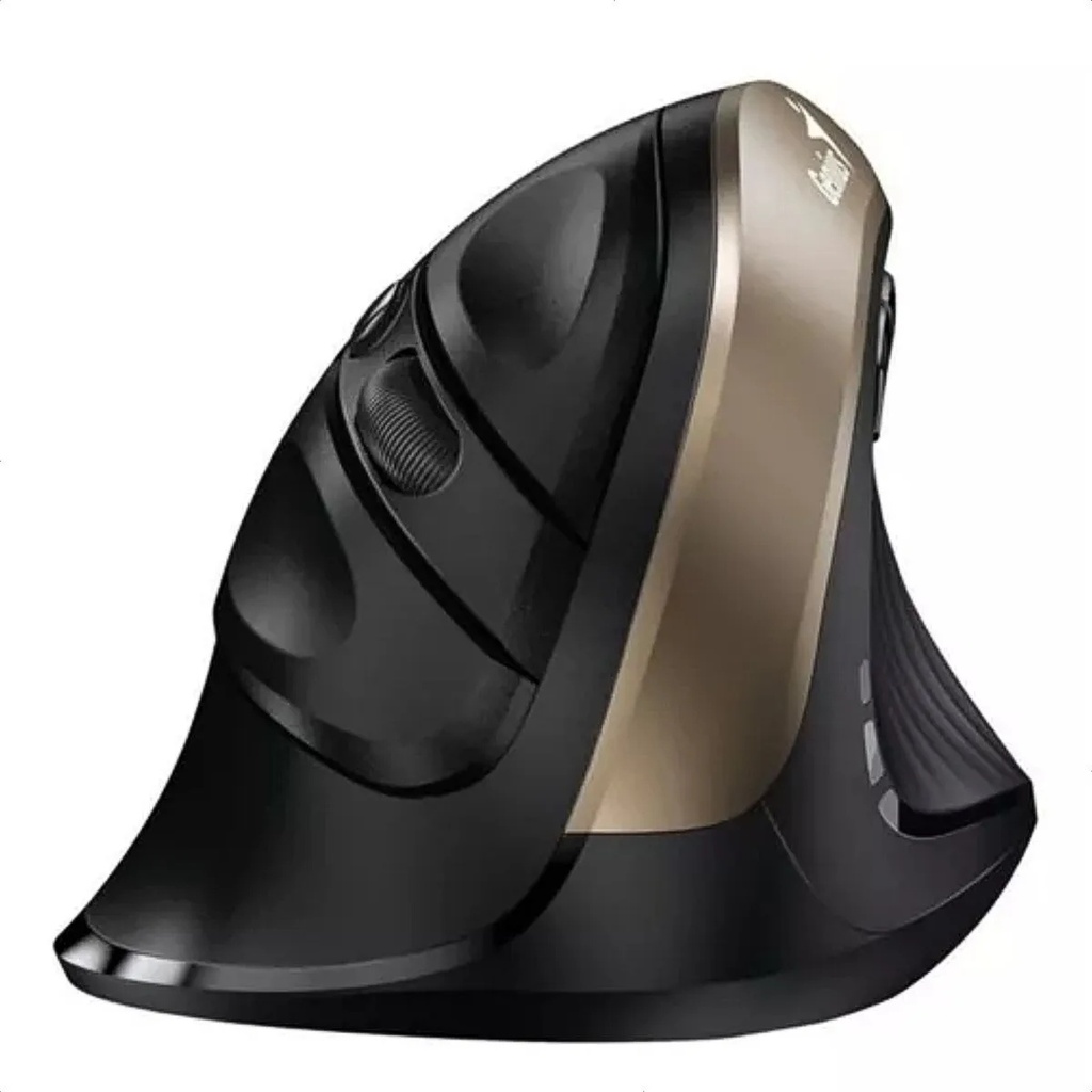 Mouse Genius Ergonomico  8250 Dorado Inalambrico