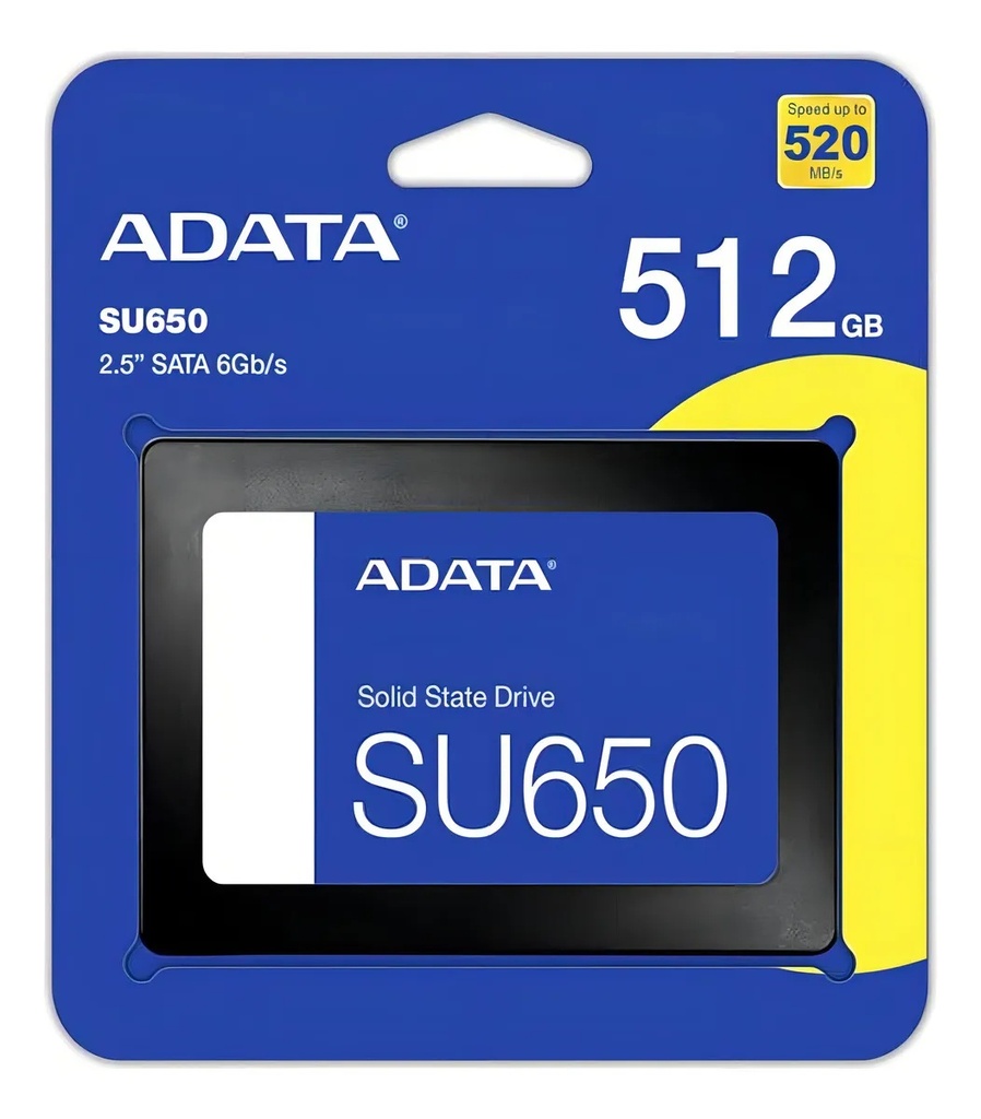 Unidad Estado Solido ADATA SU650 512GB