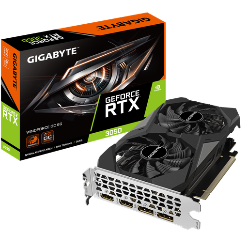 [A8526] Tarjeta Video RTX 3050 WINDFORCE OC 6GB GIGABYTE