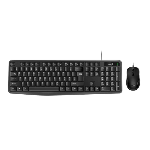 [GKM170] Kit de teclado y mouse Alámbrico Genius KM-170 Negro