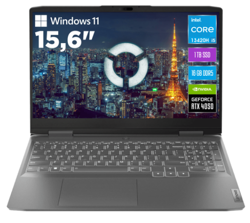 [A15IRH8] PORTATIL REF LOQ 15IRH8 INTEL CORE I5 13420H / RAM 16GB / SSD 1TB / 15 PULG FHD 144HZ / RTX 4050 6GB DDR6 / WIN 11 HOME
