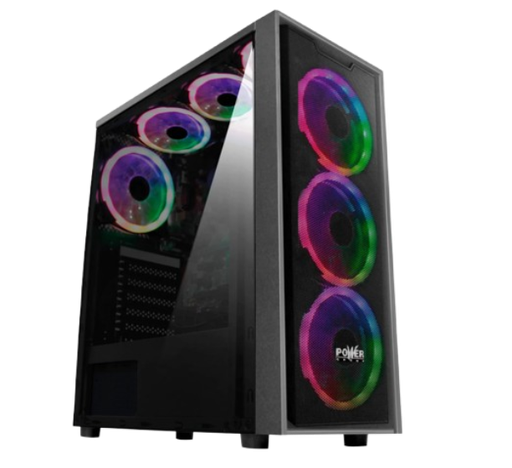 [CLY6] CAJA ATX POWER GROUP MOD CL-Y6 GRAVADO FUENTE DE PODER 600W 80 PLUS BRONCE 7 FAN RGB CONTROL