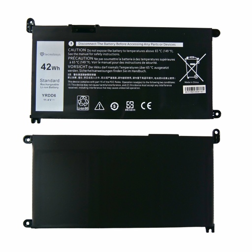 [A02415] BATERIA DELL YRDD6 5481 5490 5481 5482 5485 5491 5493 5584 5593 5590 Vostro 5481 5581 5490 5590 0YRDD6 1VX1H 01VX1H