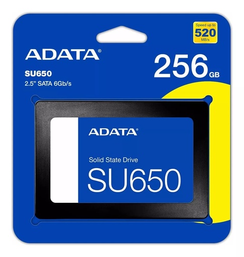 [ADT256] Disco Solido Ssd Adata 256gb Su650 520/450mbps