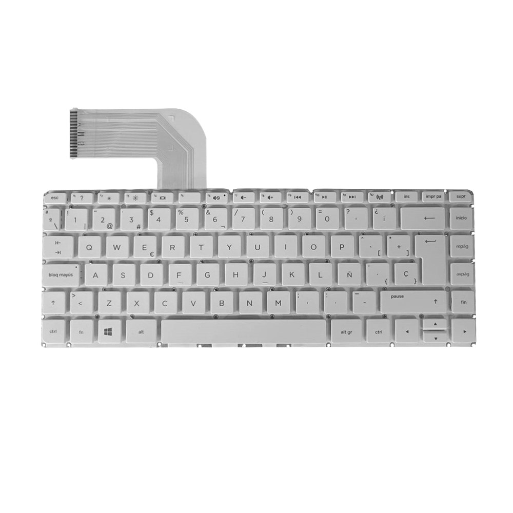 Teclado Hp 14-V 14-U 14-V006LA 14-V003 14-V009LA COLOR BLANCO