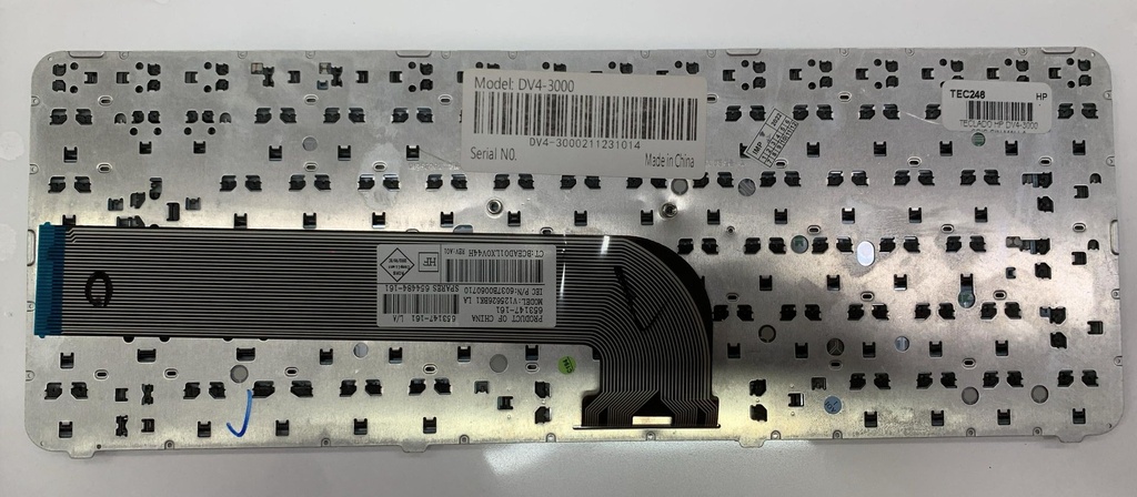 Teclado Portatil Hp DV4-4000 / DM4-3000 / PLATEADO