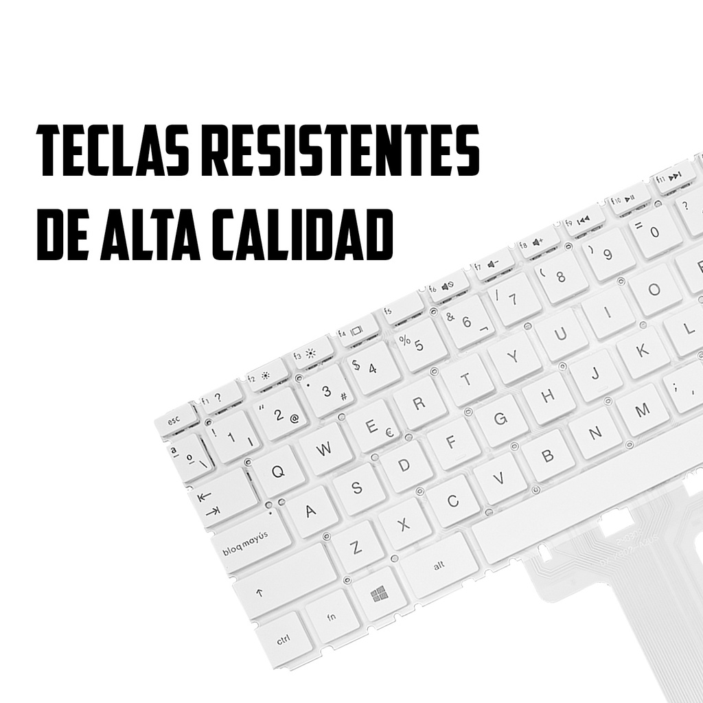 TECLADO HP 14-BS 14-BP 14-BW 14-CF  BLANCO