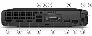 CPU HP PRODESK 400 G6 DM INTEL CORE I5 5-10500T RAM DDR4 16GB M.2 NVME 512GB LICENCIA WINDOWS 11 PRO