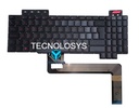 TECLADO ASUS TUF FX503V FX503VD FX503VD-WH51 FX503VM FX503VM-EH73 FX63V FX63VM FX63VD TECLAS ROJAS