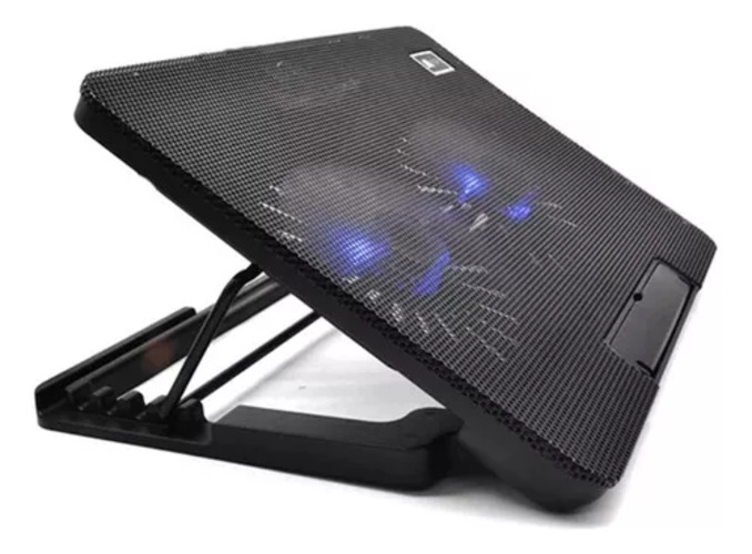 Base Refrigerante Doble Ventilador A2 | Silencioso | 2 Usb Color Negro