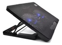 Base Refrigerante Doble Ventilador A2 | Silencioso | 2 Usb Color Negro