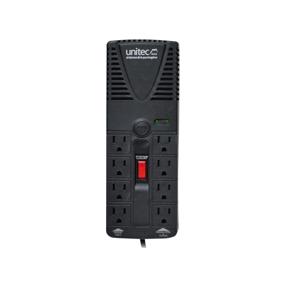 ESTABILIZADOR UNITEC 1200W 8 TOMAS U-1200