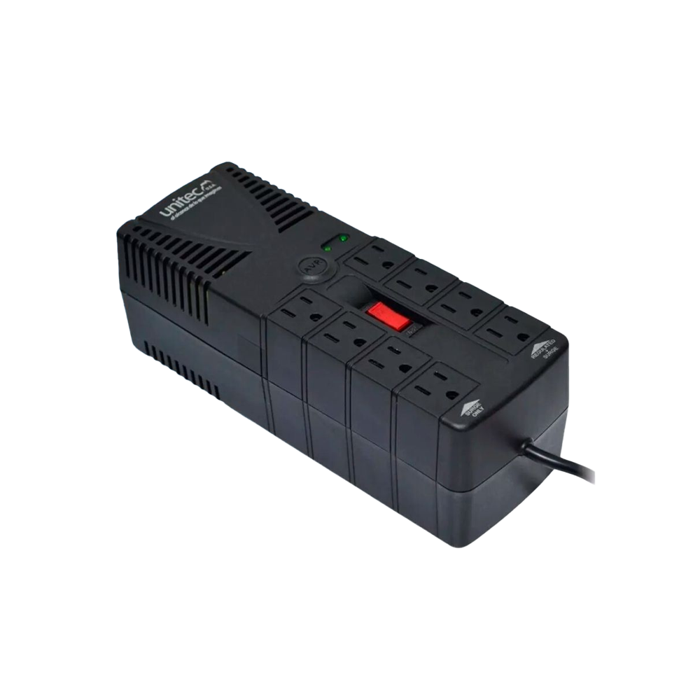 ESTABILIZADOR UNITEC 1200W 8 TOMAS U-1200