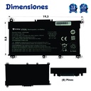 Batería Portatil Hp HT03XL HT03 TF03 TF03XL 240 G7 14-CK 14-CE0014TU