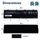 Batería Hp 1000 / Compaq G4 / cq43 / cq43 / C56 Hp / 240 G1 / cq42/MU06