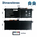 Bateria Acer Aspire 3 A315-21 A315-51 A315-31-C514 N17Q2 7.4v 7.7v 7.6v AP16M5J