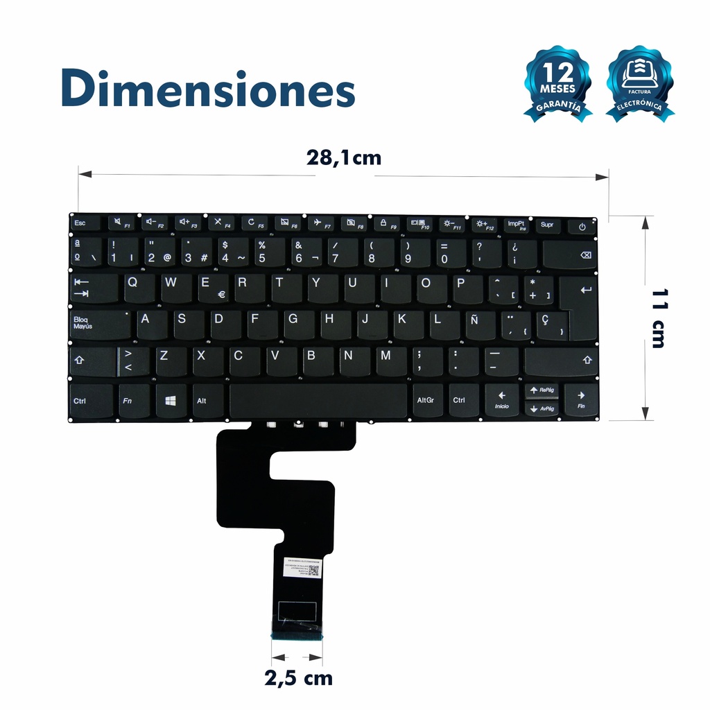 TECLADO LENOVO IDEAPAD 320-14ISK 320S-14IKB - 520S-14IKB- S145-14API