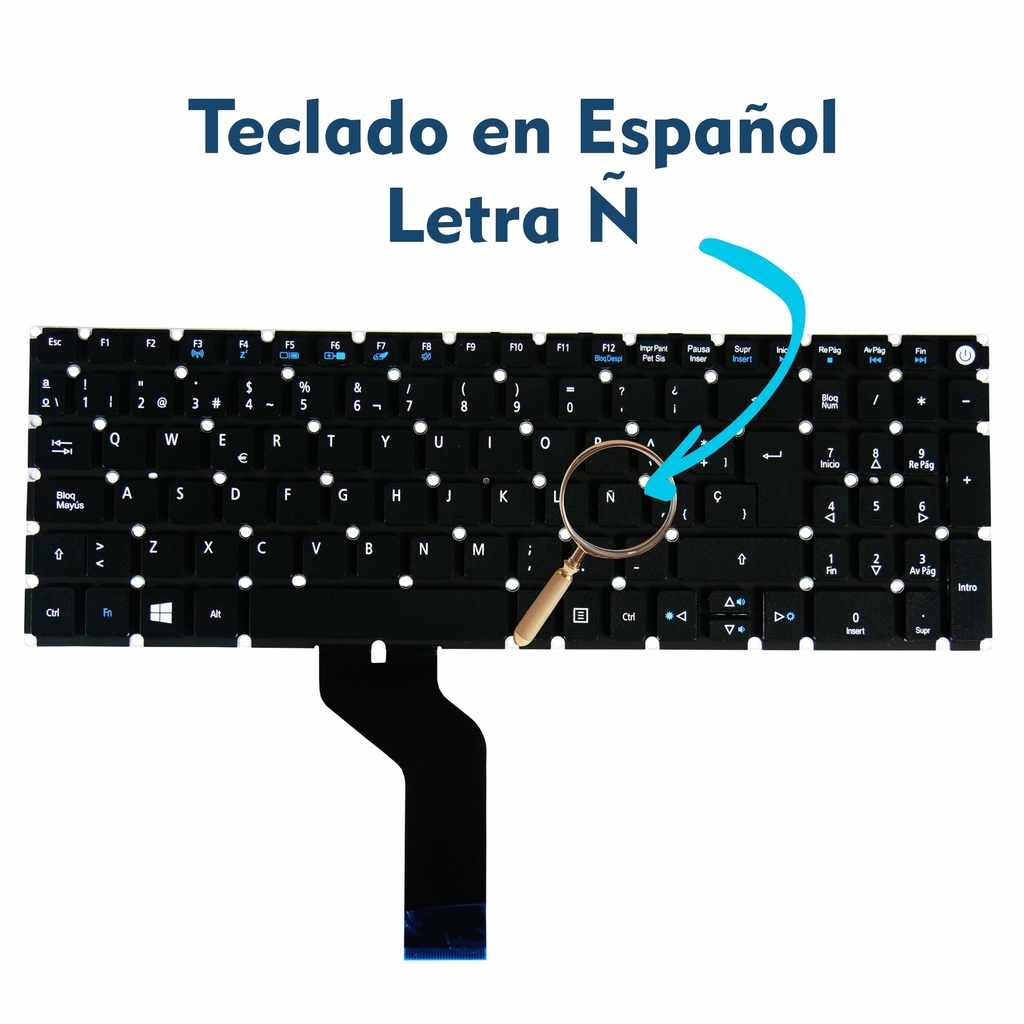 Teclado Acer A315-53 A315-51 A515-51 E5-573 E5-575G V3-575G