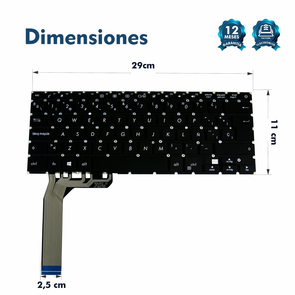 TECLADO PORTATIL ASUS X407 X407U X407M X407MA X407UA X407UF
