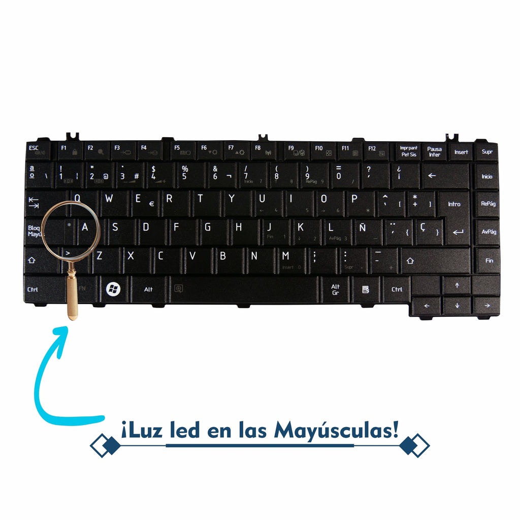 Teclado Toshiba C600 C645 L640D / S3370 / L600