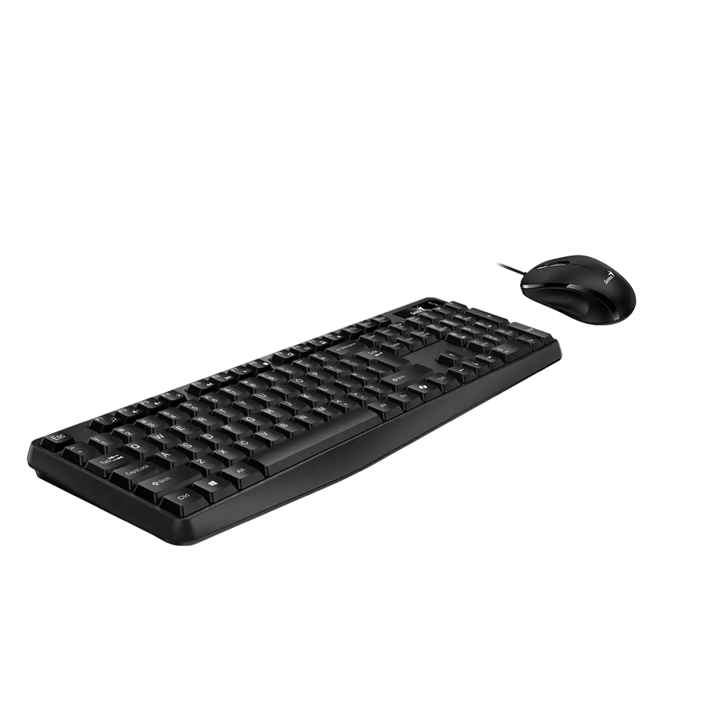 Kit de teclado y mouse Alámbrico Genius KM-170 Negro