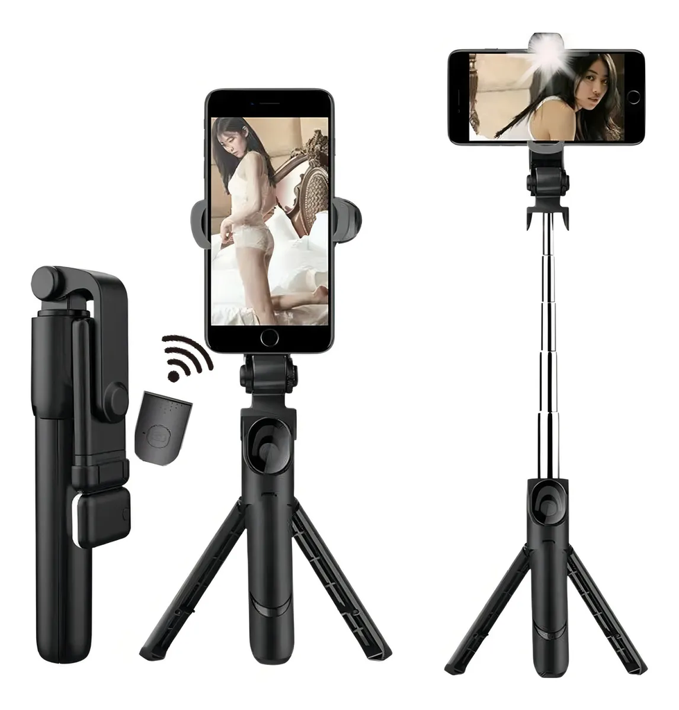 Tripode Para Celular Selfies Negro