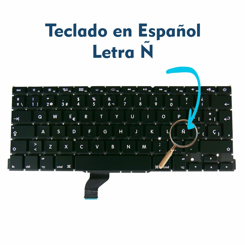 TECLADO APPLE MAC A1502 EMC 2678 2875 2835 2013 2014 2015 año