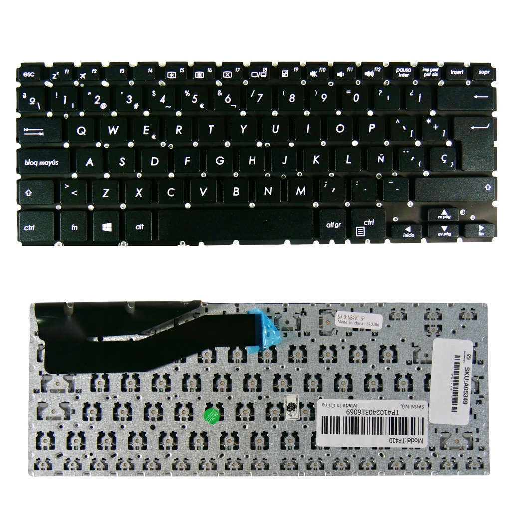 TECLADO PORTATIL ASUS Flip 14 Tp410 Tp410u Tp410ua Tp410uf Tp410ur