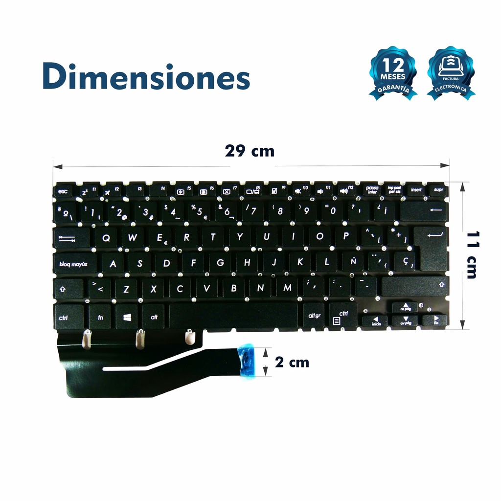 TECLADO PORTATIL ASUS Flip 14 Tp410 Tp410u Tp410ua Tp410uf Tp410ur