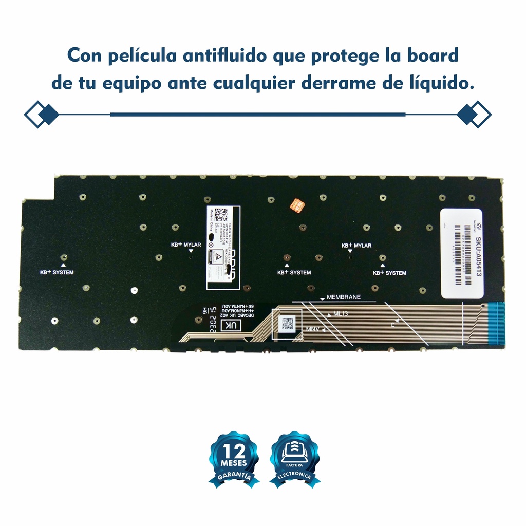 Teclado Dell Latitude 3420 3430 3320 3330 P144g VOSTRO 5320