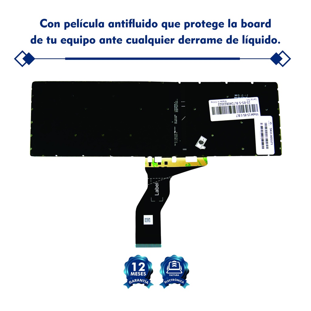 Teclado Portátil HP 15-BS 15-CW 15-BK 15-DA 15-BW 15-DY 15-CD 15-DB 15-BR 15-CB 15-BP 17-BS 17-AK 17-CA 15-CX PLATEADO RETRO